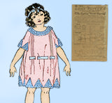 Ladies Home Journal 3815: 1920s Toddler Girls Dress Sz 4 Vintage Sewing Pattern