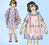 Ladies Home Journal 3815: 1920s Toddler Girls Dress Sz 4 Vintage Sewing Pattern