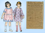 Ladies Home Journal 3815: 1920s Toddler Girls Dress Sz 4 Vintage Sewing Pattern