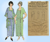 Ladies Home Journal 3816: 1920s Uncut Misses House Dress 38B VTG Sewing Pattern