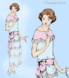 Ladies Home Journal 3817 1920s Uncut Girls Party Dress Sz 14 VTG Sewing Pattern