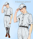 Ladies Home Journal 3818: 1920s Rare Uncut Boys Baseball Uniform Sewing Pattern