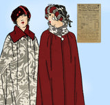 Ladies Home Journal 3820: 1920s Misses Evening Cape MED Vintage Sewing Pattern