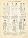 Ladies Home Journal 3825: 1920s Uncut Misses Dress Sz 34B Vintage Sewing Pattern