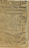 Ladies Home Journal 3825: 1920s Uncut Misses Dress Sz 34B Vintage Sewing Pattern
