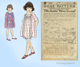 Ladies Home Journal 3838: 1920s Uncut Girls Bloomer Dress Sz6 VTG Sewing Pattern