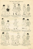 Ladies Home Journal 3847: 1920s Uncut Baby Boys Suit Sz 2 Vintage Sewing Pattern