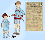 Ladies Home Journal 3847: 1920s Uncut Baby Boys Suit Sz 2 Vintage Sewing Pattern
