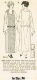 Ladies Home Journal 3854: 1920s Uncut Misses Dress Vintage Sewing Pattern