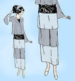 Ladies Home Journal 3868: 1920s Uncut Misses Skirt Sz 28W Vintage Sewing Pattern