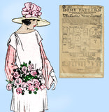 Ladies Home Journal 3881: 1920s Uncut Misses Dress 34 B Vintage Sewing Pattern
