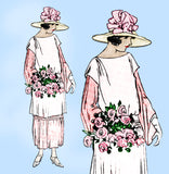 Ladies Home Journal 3881: 1920s Uncut Misses Dress 34 B Vintage Sewing Pattern