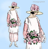 Ladies Home Journal 3881: 1920s Uncut Misses Dress 34 B Vintage Sewing Pattern