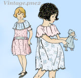 Ladies Home Journal 3886: 1920s Toddler Girls Dress Sz 4 Vintage Sewing Pattern