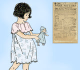 Ladies Home Journal 3886: 1920s Toddler Girls Dress Sz 4 Vintage Sewing Pattern