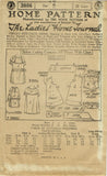 Ladies Home Journal 3886: 1920s Toddler Girls Dress Sz 4 Vintage Sewing Pattern