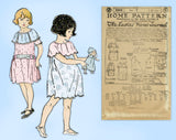 Ladies Home Journal 3886: 1920s Toddler Girls Dress Sz 4 Vintage Sewing Pattern