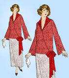 Ladies Home Journal 3898: 1920s Uncut Misses Blouse 36 B Vintage Sewing Pattern