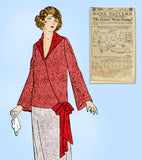 Ladies Home Journal 3898: 1920s Uncut Misses Blouse 44 B Vintage Sewing Pattern