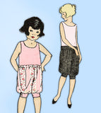 Ladies Home Journal 3899: 1920s Uncut Girls Bloomers Sz 10 Vintage Sewing Pattern