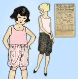 Ladies Home Journal 3899: 1920s Uncut Girls Bloomers Sz 12 Vintage Sewing Pattern