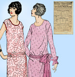 Ladies Home Journal 3904: 1920s Uncut Misses Dress 38 B Vintage Sewing Pattern