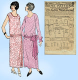 Ladies Home Journal 3904: 1920s Uncut Misses Dress 38 B Vintage Sewing Pattern