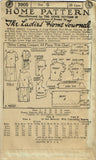 Ladies Home Journal 3905: 1920s Toddler Girls Dress Sz 6 Vintage Sewing Pattern