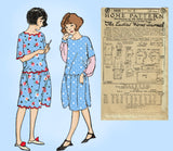 Ladies Home Journal 3905: 1920s Toddler Girls Dress Sz 6 Vintage Sewing Pattern