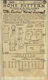 Ladies Home Journal 3905: 1920s Uncut Girls Dress Sz 8 Vintage Sewing Pattern