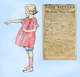 Ladies Home Journal 3911: 1920s Girls Bloomer Dress Sz 6 Vintage Sewing Pattern