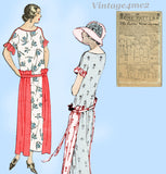 Ladies Home Journal 3916: 1920s Uncut Misses Street Dress 36B VTG Sewing Pattern