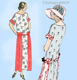 Ladies Home Journal 3916: 1920s Uncut Misses Street Dress 36B VTG Sewing Pattern