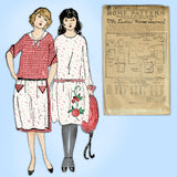 Ladies Home Journal 3919: 1920s Uncut Girls Dress Size 12 Vintage Sewing Pattern