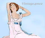 Ladies Home Journal 3925: 1920s Uncut Plus Size Nightgown 44 Bust Sewing Pattern