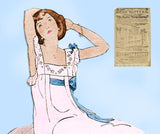 Ladies Home Journal 3925: 1920s Uncut Misses Nightgown Sz 34 Bust Sewing Pattern