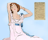 Ladies Home Journal 3925: 1920s Uncut Misses Nightgown Sz 36 Bust Sewing Pattern