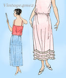 Ladies Home Journal 3927: 1920s Uncut Misses Petticoat Sz 34 W Vintage Sewing Pattern