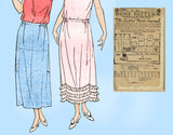 Ladies Home Journal 3927: 1920s Uncut Misses Petticoat Sz 28 W Vintage Sewing Pattern