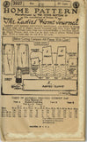 Ladies Home Journal 3927: 1920s Uncut Misses Petticoat Sz 28 W Vintage Sewing Pattern