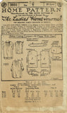 Ladies Home Journal 3931: 1920s Baby Girls Tucked Dress Sz 2 VTG Sewing Pattern