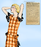 Ladies Home Journal 3932: 1920s Uncut Misses Street Dress 34B VTG Sewing Pattern