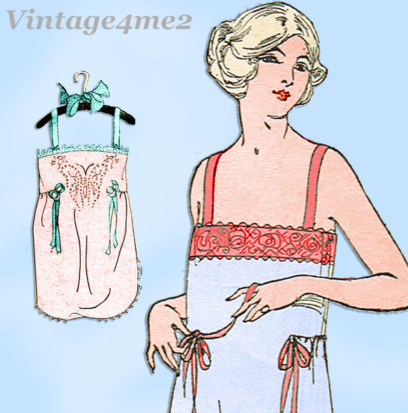 Ladies Home Journal 3933: 1920s Uncut Combination Undies Sz 36 B Sewing Pattern