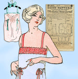 Ladies Home Journal 3933: 1920s Uncut Combination Undies Sz 34 B Sewing Pattern