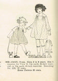 Ladies Home Journal 3939: 1920s Uncut Girls Dress Size 8 Vintage Sewing Pattern
