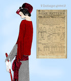 Ladies Home Journal 3940: 1920s Uncut Misses Dress Sz 40B Vintage Sewing Pattern