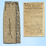 Ladies Home Journal 3944: 1920s Uncut Wrap Skirt Sz 28 W Vintage Sewing Pattern