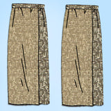Ladies Home Journal 3944: 1920s Uncut Wrap Skirt Sz 28 W Vintage Sewing Pattern