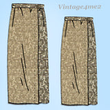 Ladies Home Journal 3944: 1920s Uncut Wrap Skirt Sz 28 W Vintage Sewing Pattern