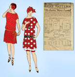 Ladies Home Journal 3945: 1920s Uncut Bathing Suit Sz 36B Vintage Sewing Pattern
